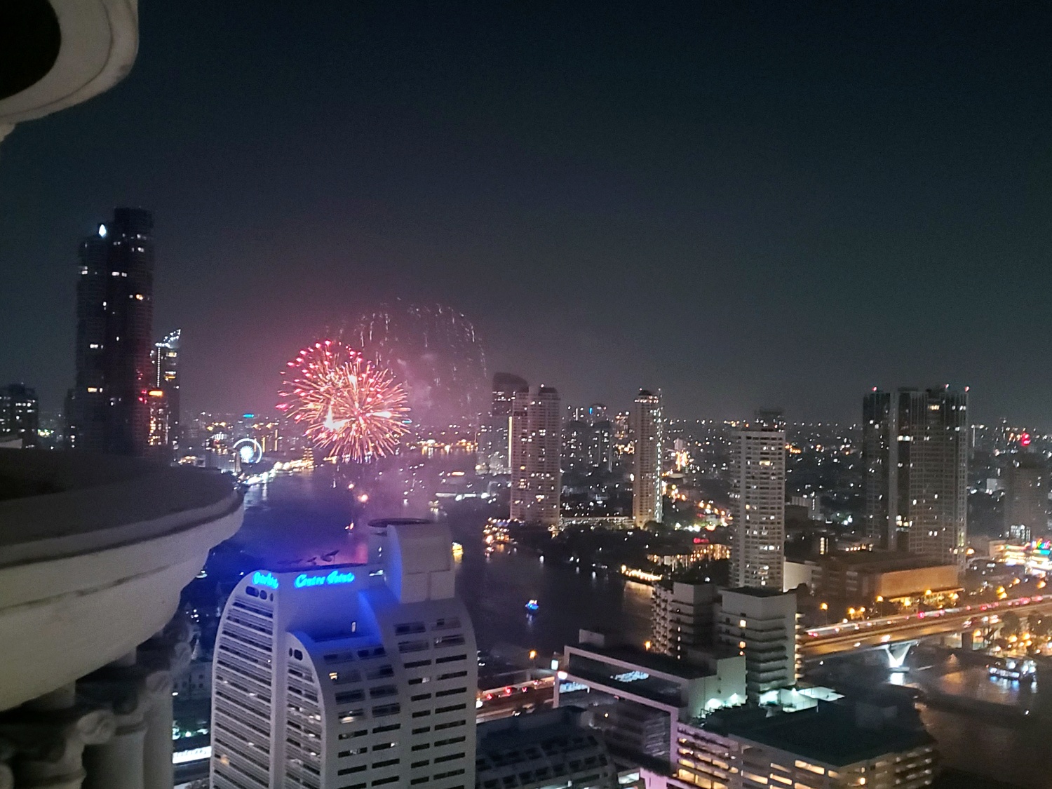 Bangkok fireworks