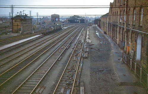 railway railroad train great western signal signalbox shed mpd depot tracks disused deserted gwr neil smedley britishrailways england uk