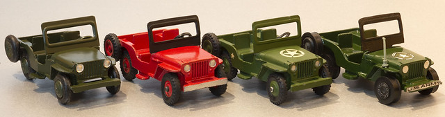 Dinky Toys Universal Jeep Models and Copies
