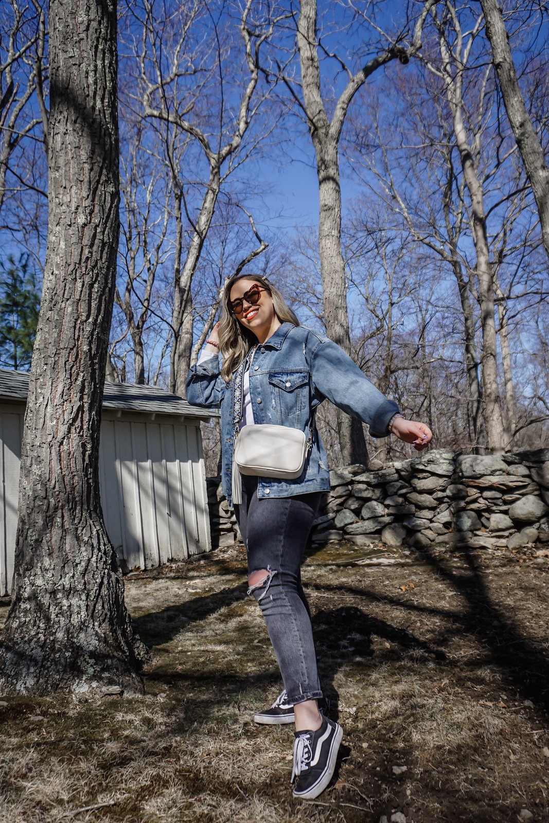 Ahdorned Bags | Spring Outfits Casual | Aesthetic Outfits | Mom Jeans | Vans Sneakers | Denim Jacket | Ahdorned: The Handbag Company You Need to Know About
