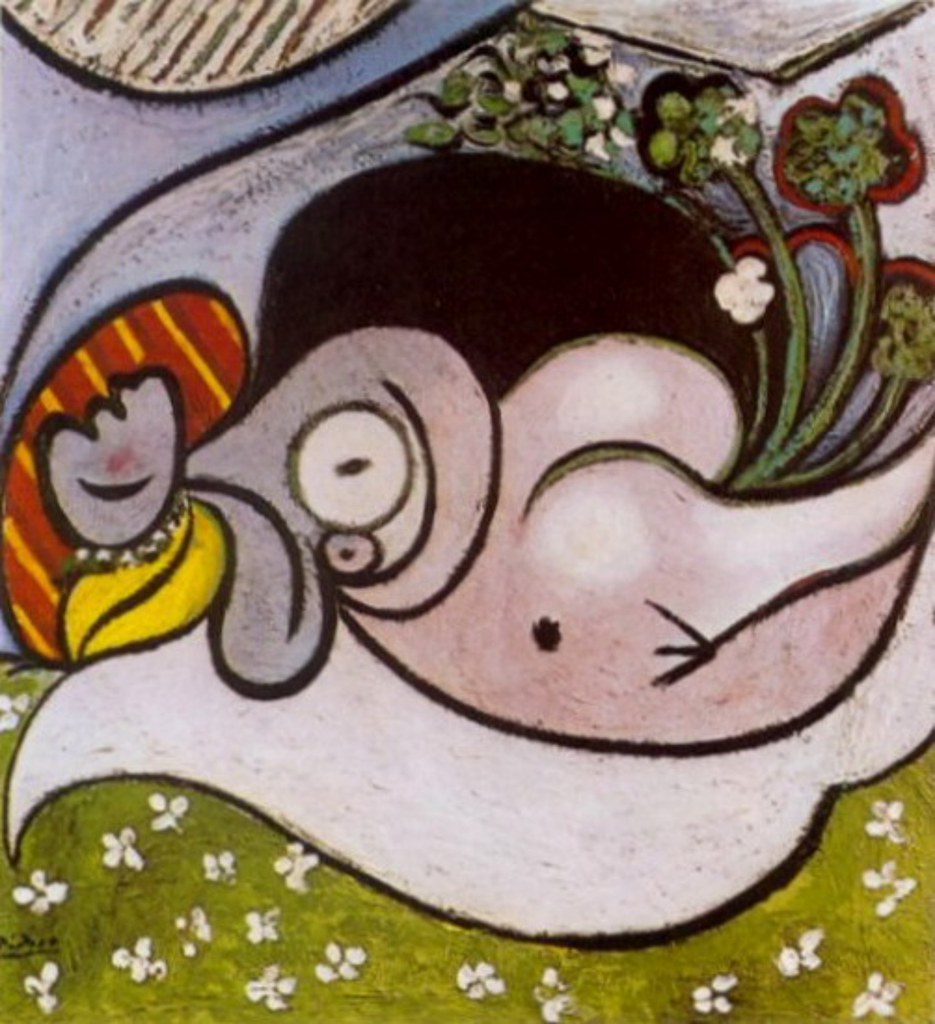 Nu aux fleurs (Picasso)