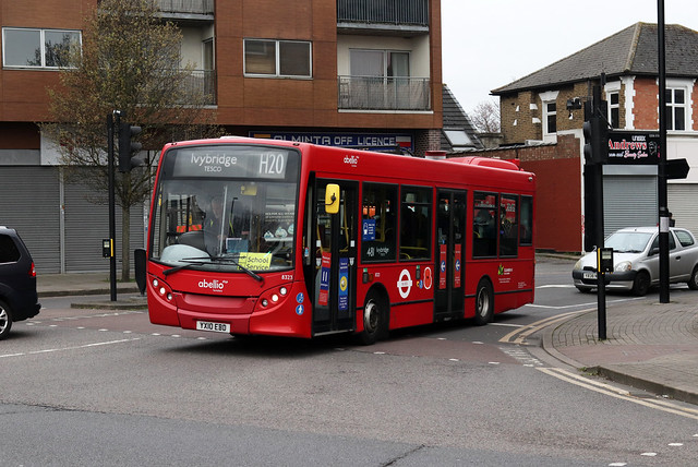 Route H20, Abellio London, 8323, YX10EBD