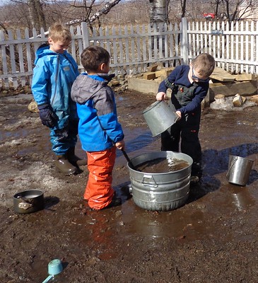 filling up the bucket