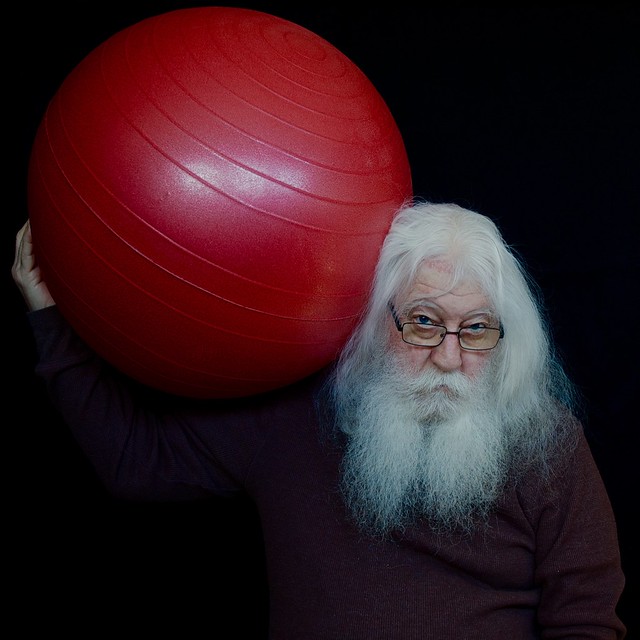 Self Portrait with Ball.