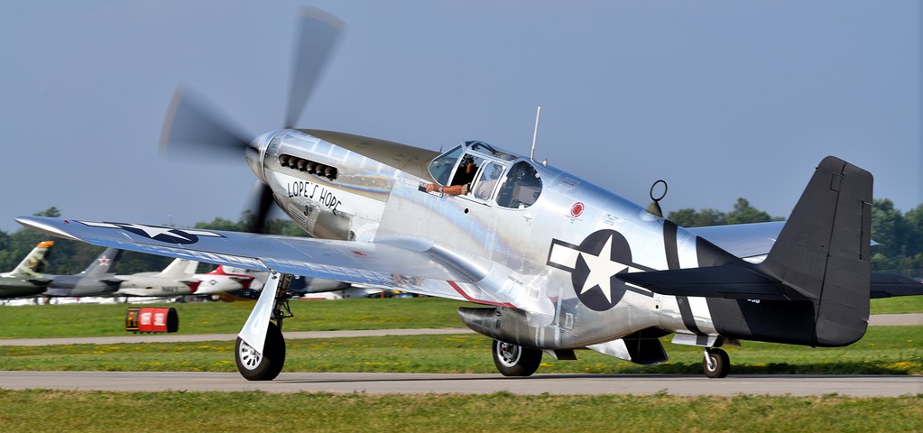 North American P51C Mustang Lopes Hope the 3rd NL6555B  43-24907 USAAF