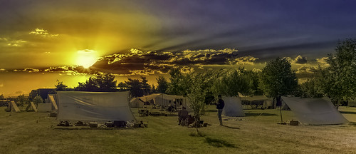 camp morning sunrise war civilwar