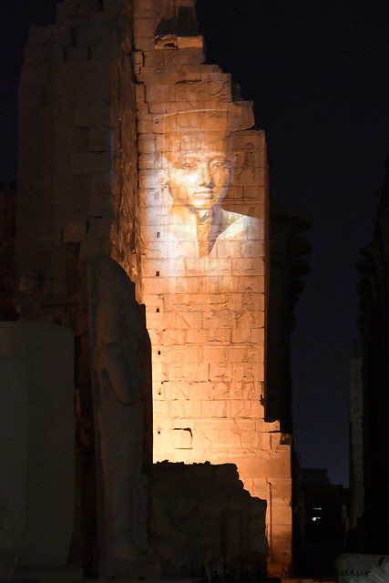 Egypte: Son et lumière au temple de Karnak