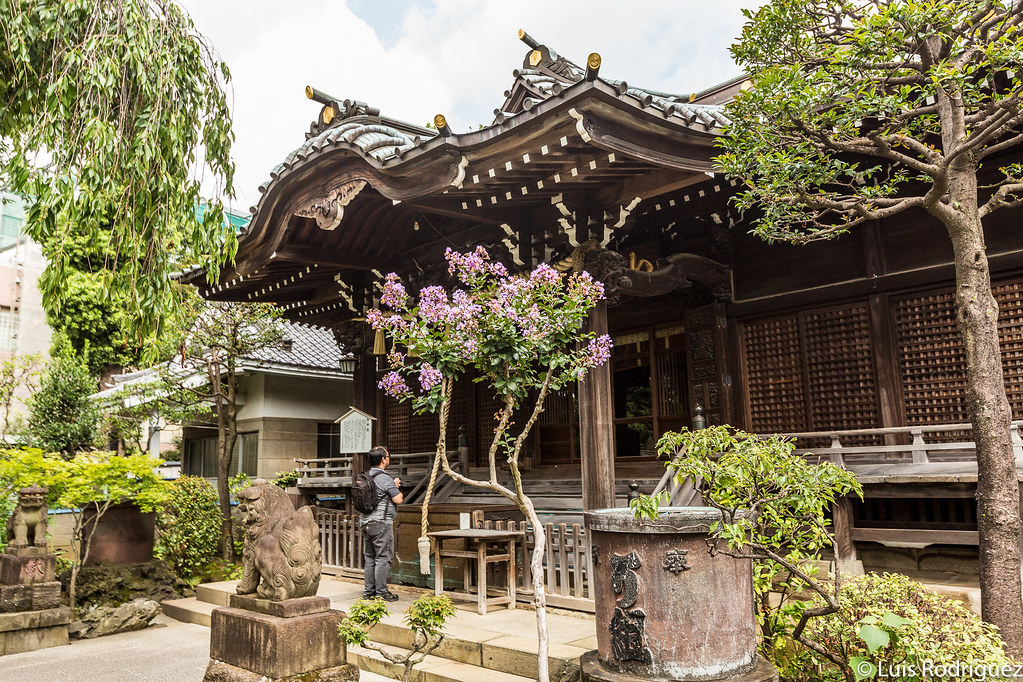 Sal&oacute;n principal del santuario Hakusan