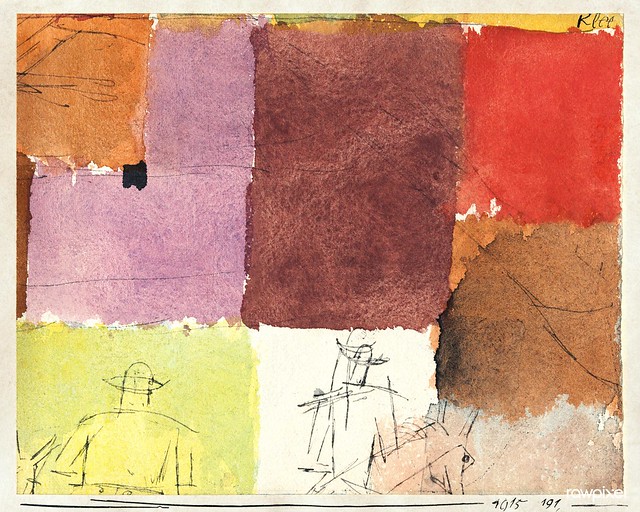 Composition with Figures (1915) by Paul Klee. Original portrait painting from The Art Institute of Chicago. Digitally enhanced by rawpixel.