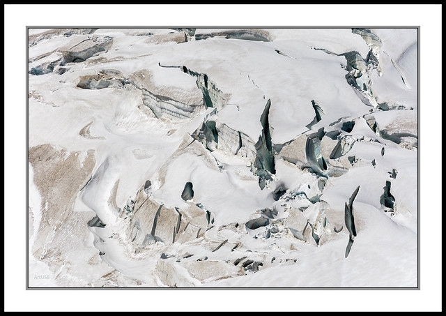 Abstract Glacier Ice