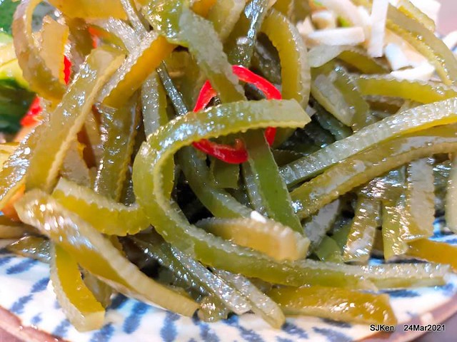 Fried noodle & Hot sour soup , 「牛味炸醬麵酸辣湯與小菜」， Taipei, Taiwan, SJKen, Mar 24,2021.