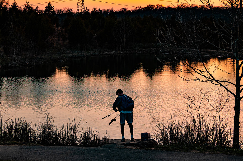 Sunset Fishing - Boulder Pond