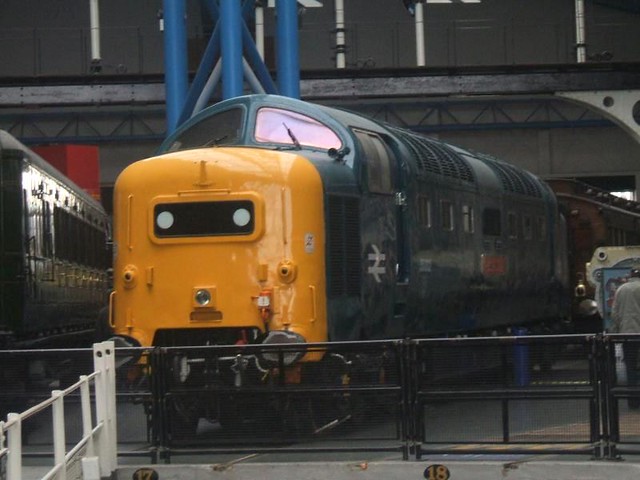 55002 {The King's Own Yorkshire Light Infantry} at National Railway Museum, York