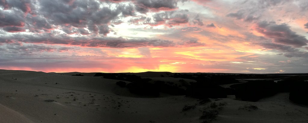 fowlers bay sunset panorama - 23