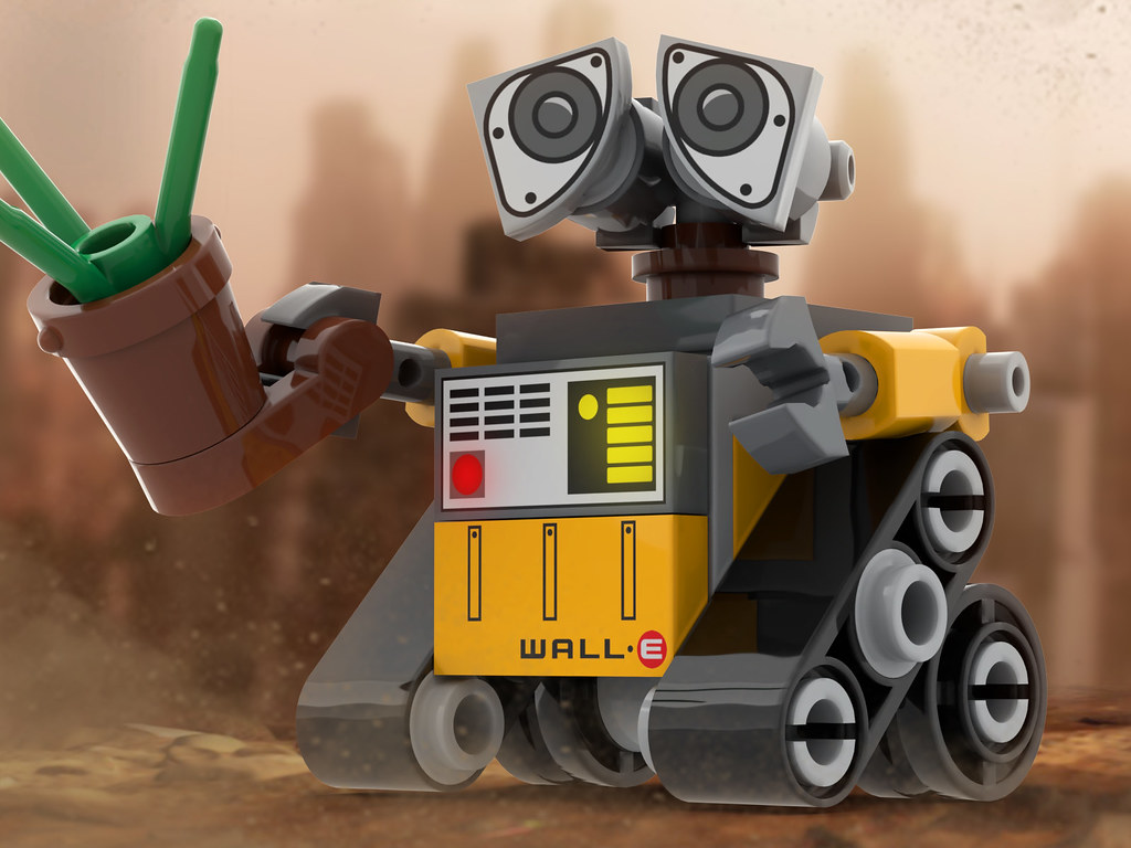 Lego Wall-E MOC (V2), Another older build, but this time gi…