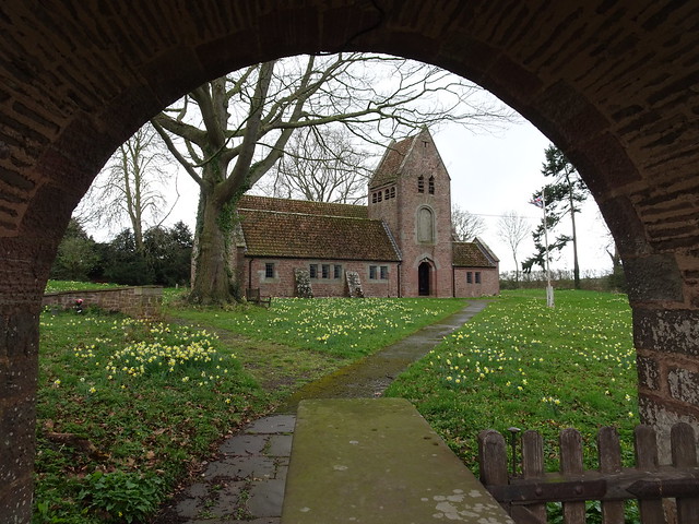 Church views through the archway!!