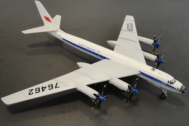 Tupolew Tu-116, Aeroflot (Аэрофлот), CCCP-76462, Revell (modifiziert + Bsmodelle Decals), 1:144