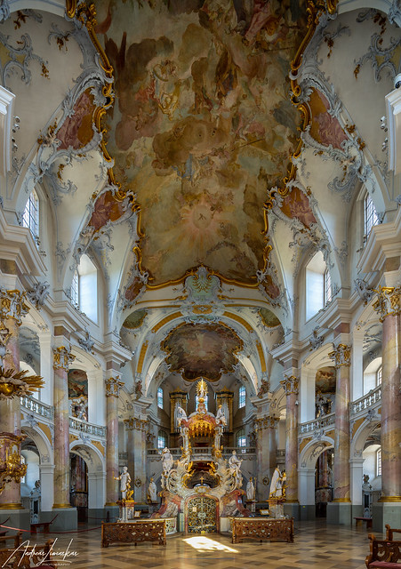Basilika Vierzehnheiligen Blick zur Orgel