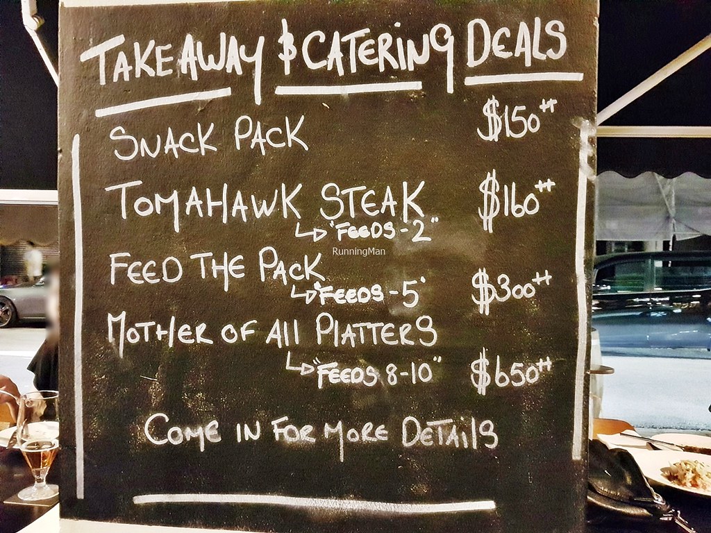 Chalkboard Takeaway & Catering Deals