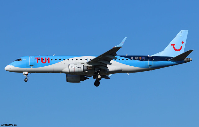 TUI Airlines Belgium Embraer ERJ-190STD OO-JVA