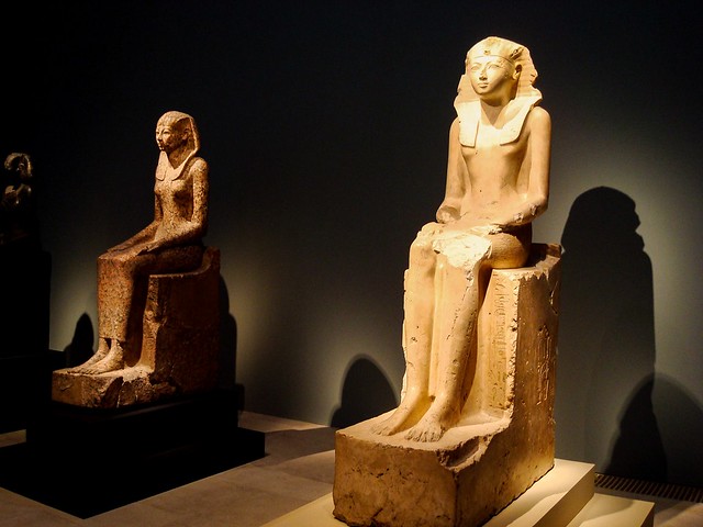 Old Egypt sculptures