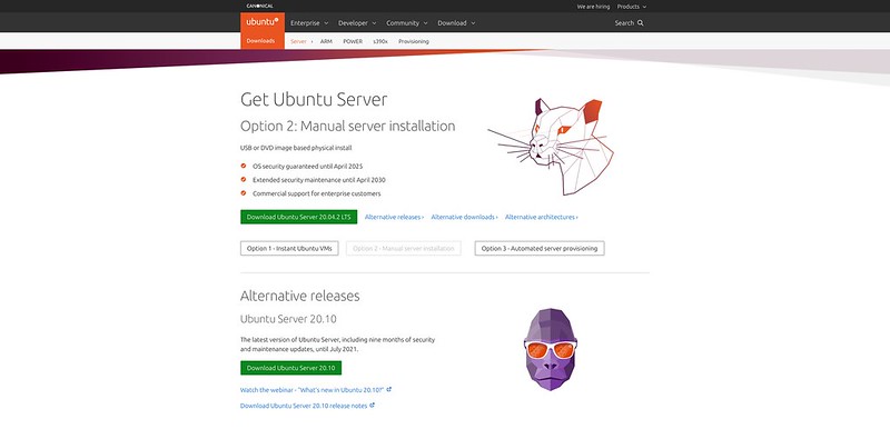 Ubuntu Server 20.10