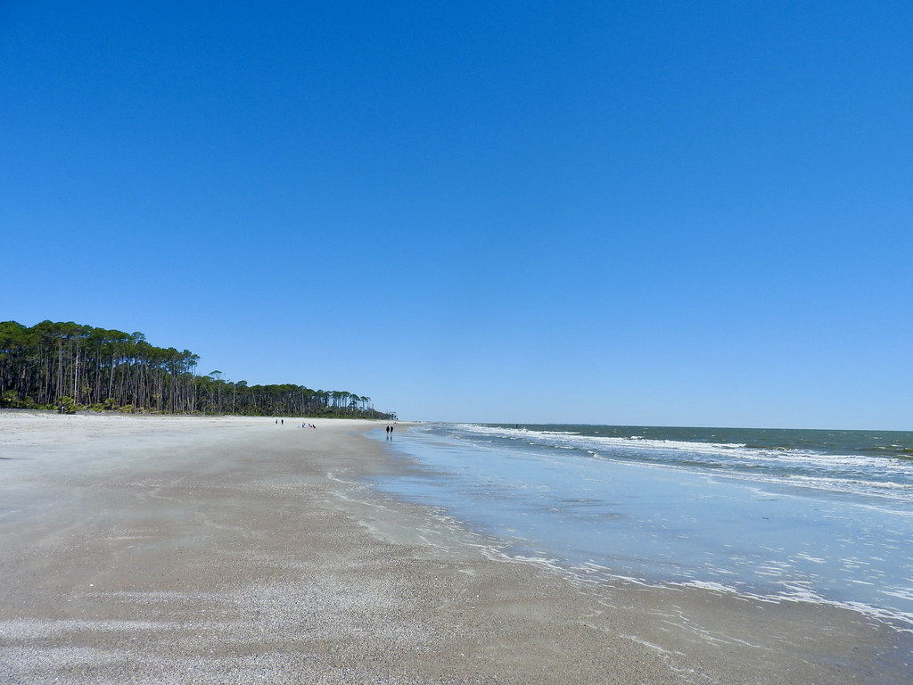 The beach at Hunting Island State Park. Photo by howderfamily.com