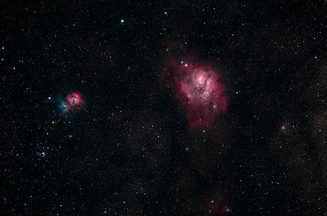 Lagoon & Trifid nebulas