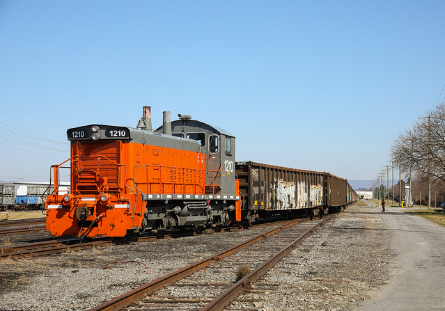 PA&Southern Railway SW1200RS #1210 Chambersburg, PA 03-22-21