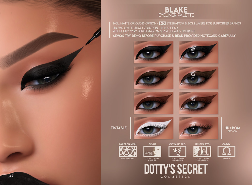 Dotty’s Secret – Blake – Eyeliner Palette