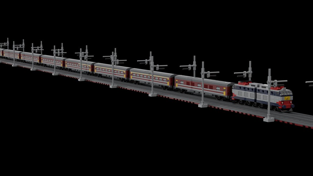 Lego FS E.656 "Caimano" in 1:87 Scale - Express Train