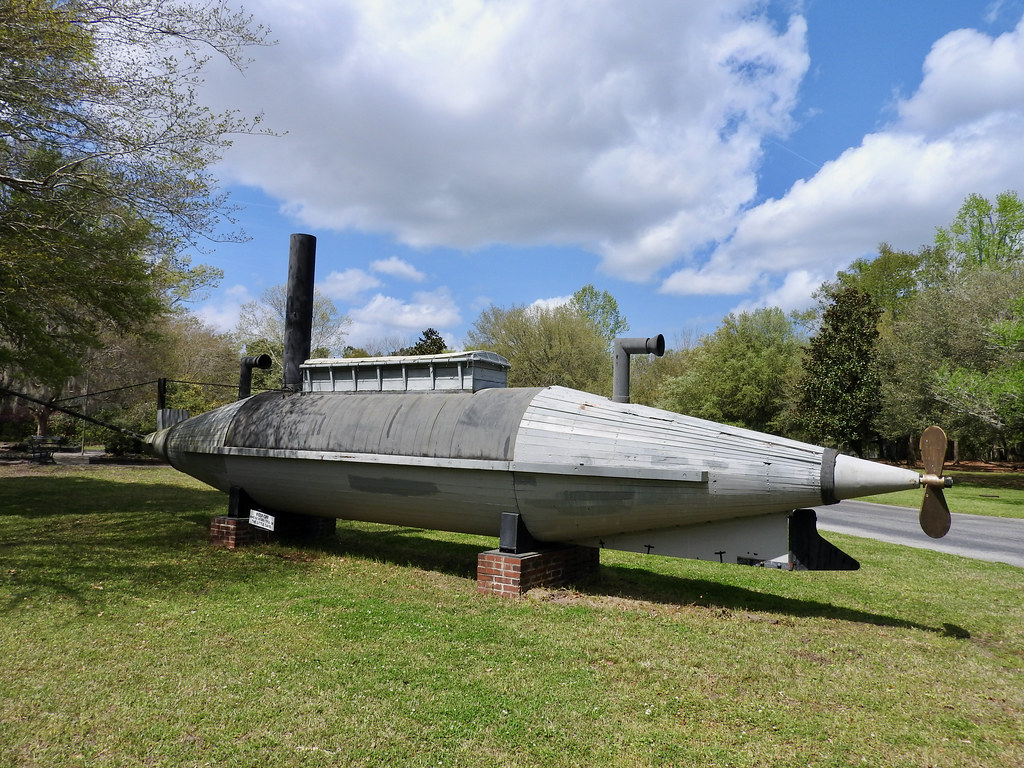 Reconstruction of the CSS David at Old Santee Canal Park. Photo by howderfamily.com