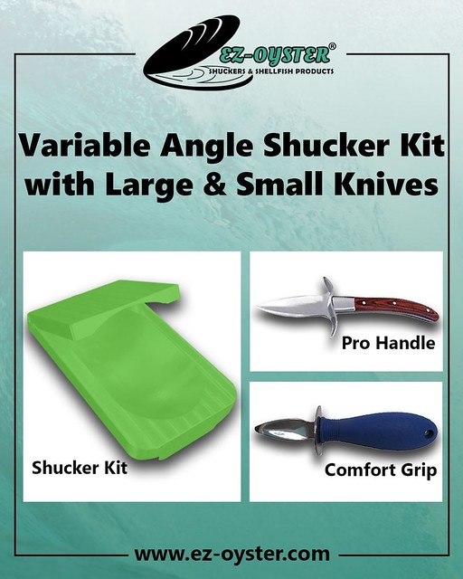 Variable Angle Shucker Kit for Small and large Oysters