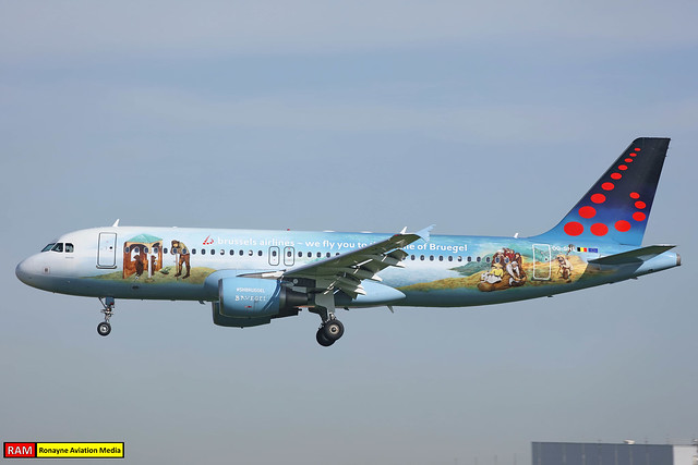 OO-SNE | Airbus A320-214 | Brussels Airlines (Belgian Icons Livery)