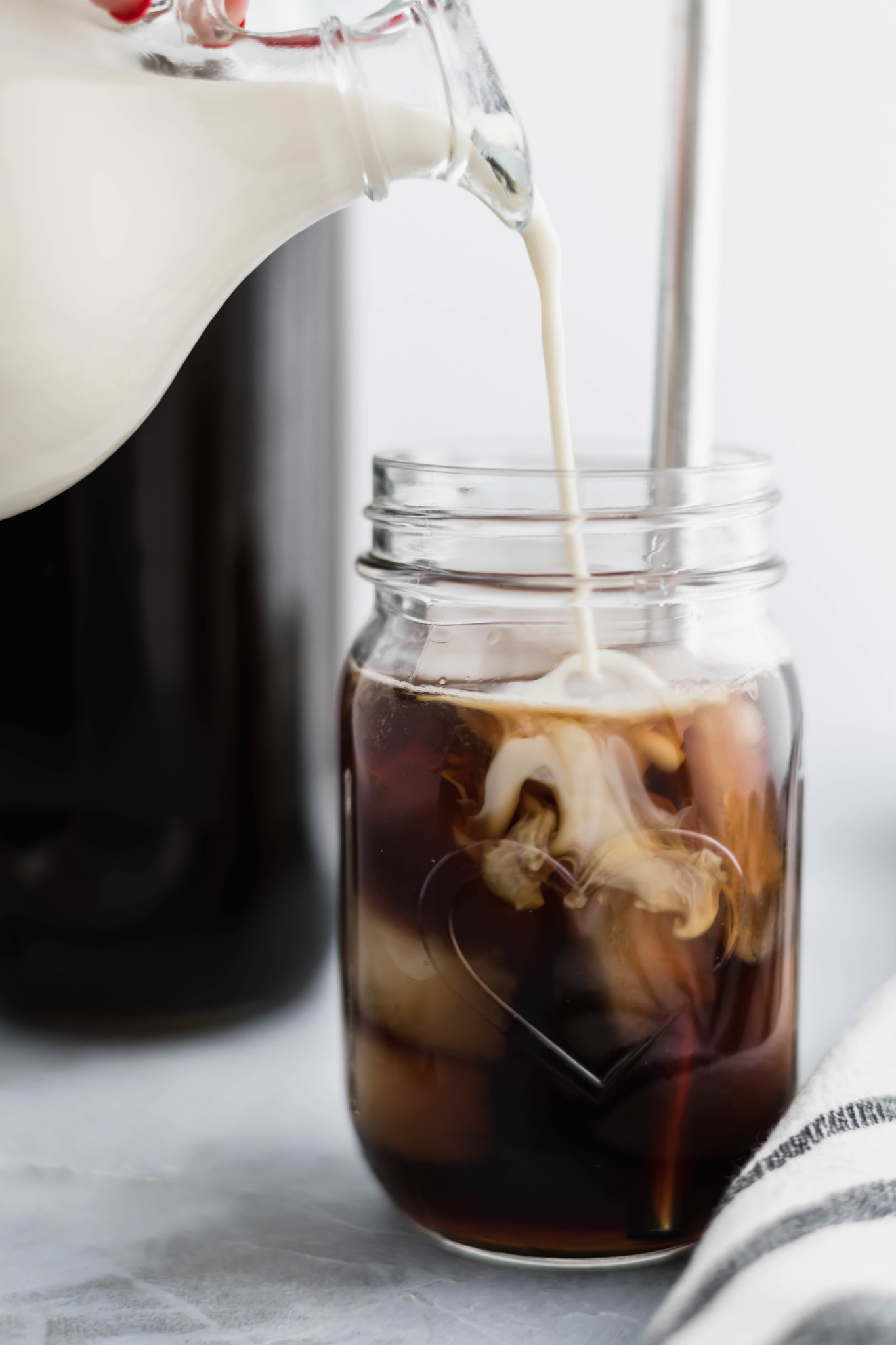 It's easier than you think to make Homemade Coffee Creamer. Just 3 ingredients needed with add-in options for all the fun flavors.