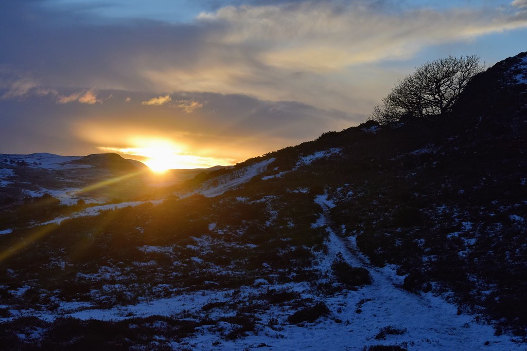 Sunset on Conwy Mountain