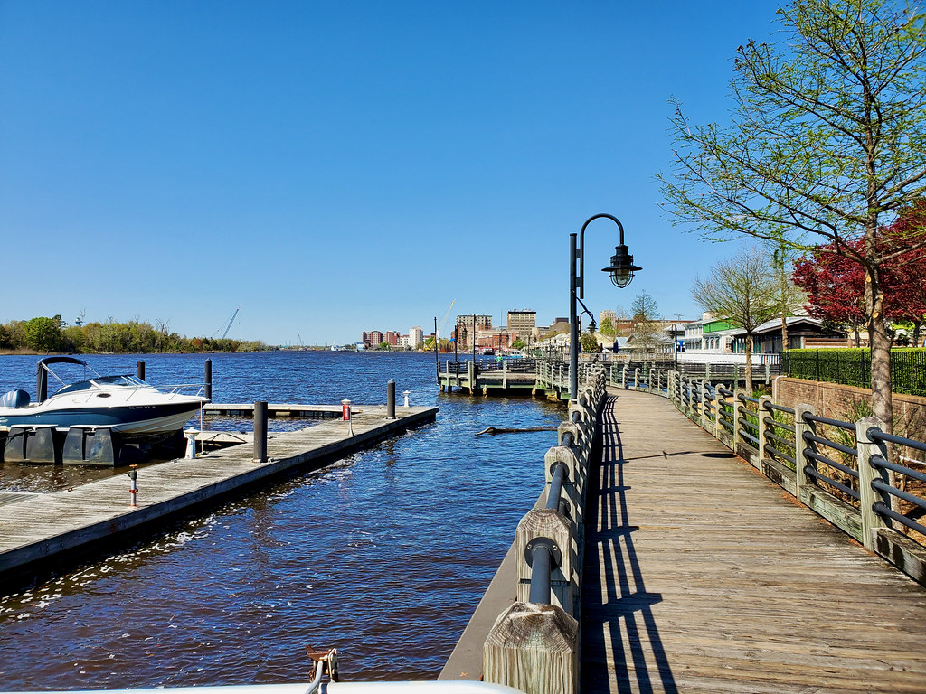 The Riverwalk in Wilmington, North Carolina along the Cape Fear River. Photo by howderfamily.com