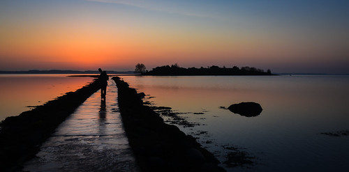 dawn early morning colours high tide reflections water strangford lough rough island causeway islandhill comber newtownards county down northern ireland ronnielmills landscape photography