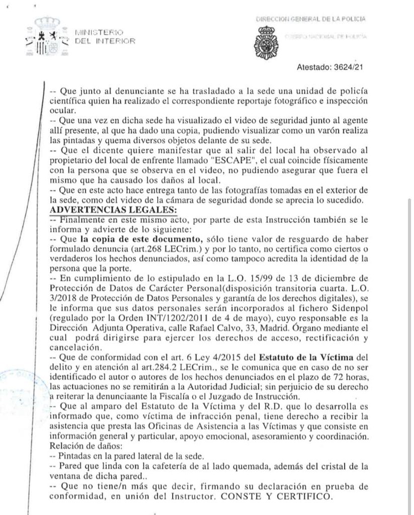 En la denuncia Podemos dice cosas que no coinciden con las pruebas publicadas   Los detalles que no cuadran en la denuncia de Podemos por el ataque a su sede en Cartagena 51092899907_b1ff547c75_b