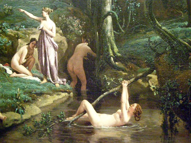Camille Corot, Diana and Actaeon (Diana Surprised in Her Bath), 1836