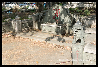 Oude graven op het Hokkien Chinese Cemetery