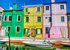 Burano is colorful