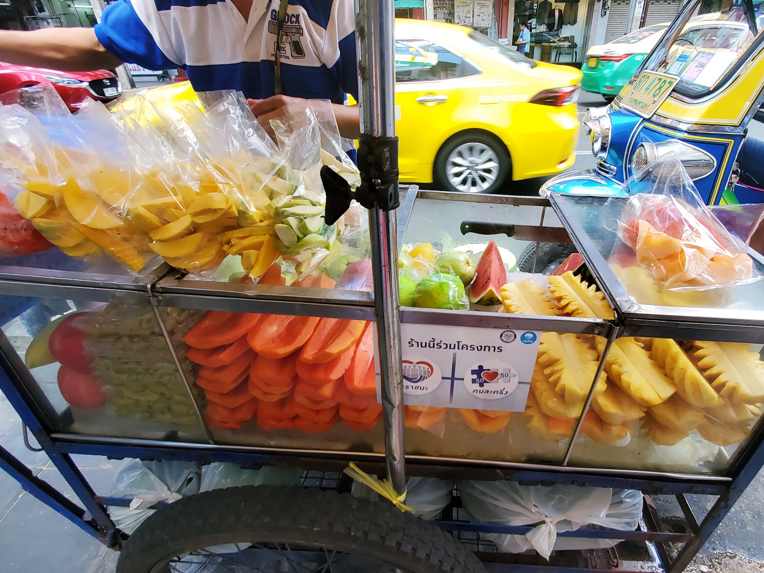 fruit cart Bangkok