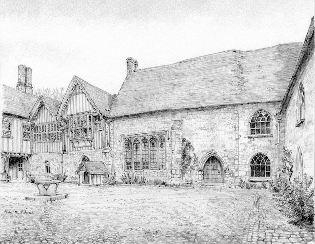 The hall and parlour block, Ightham Mote