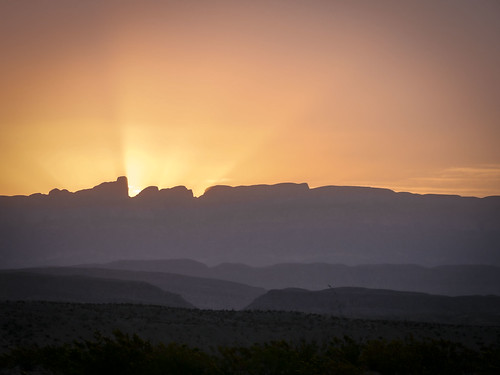 The incredible sunrise over Big Bend by Ira Mv, Texastexas bigbend park nationalpark mountain sunrise sun usa