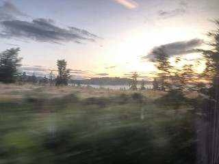 Sunrise from Caledonian Sleeper train 2