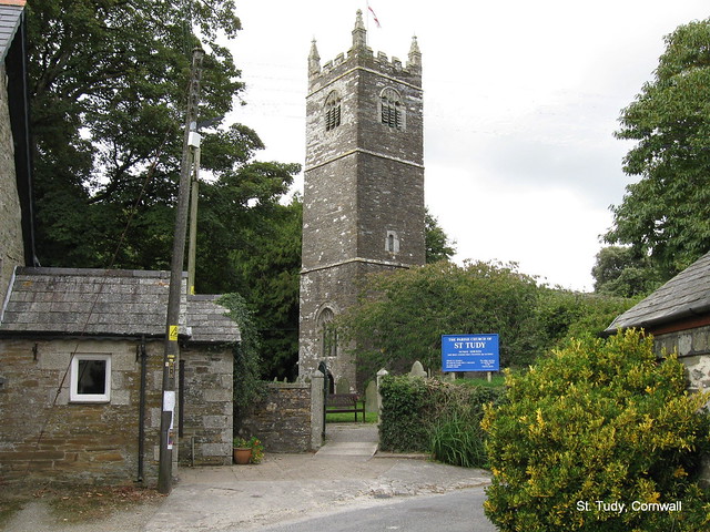 The village of St. Tudy, Cornwall