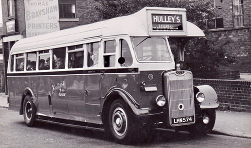 LHN 574 ‘Hulleys’ No. 27. Guy Arab / Burlingham on Dennis Basford’s railsroadsrunways.blogspot.co.uk