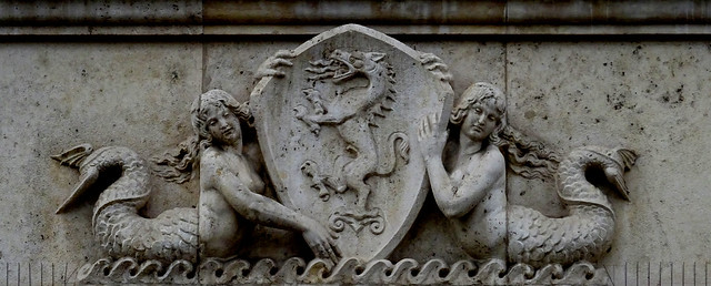 Ingolstadt , Coat of arms on a facade