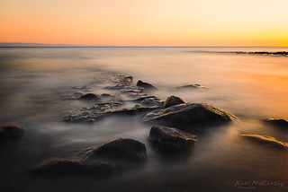 Golden seascape - Taken at Nash Point in the Vale of Glamorgan